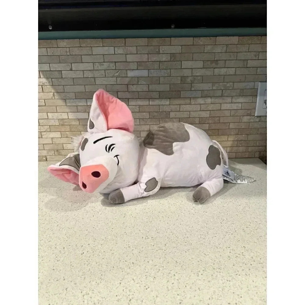 Disney Parks 19" Sleeping Pua Dream Friends SPlush Pillow Doll Moana Pig b6